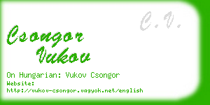 csongor vukov business card